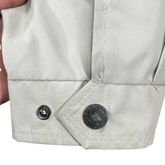 London Fog Gray Golf Microfiber Full Zip 7 Pocket Windbreaker Jacket Size XL - Picture 13 of 15